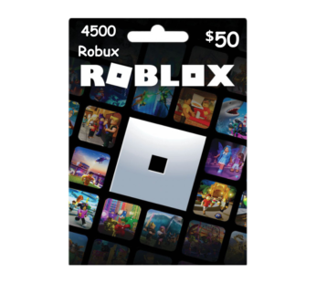 Carte Roblox 50$ (4500 Robux)