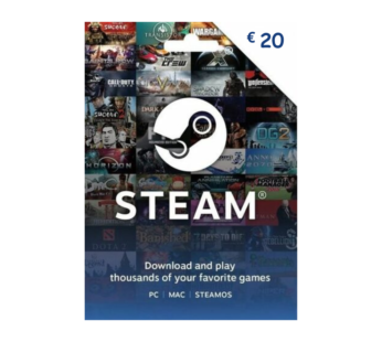 Carte Steam 20€